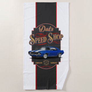 Vater Camaro Speed Shop Strandtuch