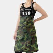 Vater Camoflage Camouflage Druckarmee Veteran Schürze (InSitu)