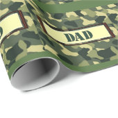 Vater - Camouflage Geschenkpapier (Rolleneckpunkt)