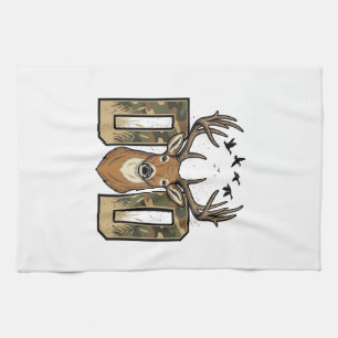 Vater-Camouflage-Hirsch-Vektor-Shirt-Design_1 Geschirrtuch