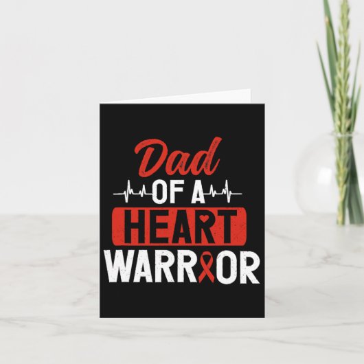 Vater Chd Congenital Heart Defect Awar Karte (Vorderseite)