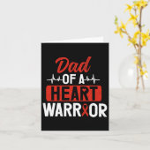 Vater Chd Congenital Heart Defect Awar Karte (Gelbe Blume)