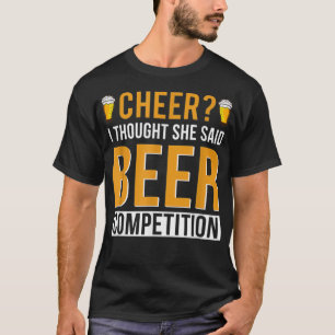 Vater Cheerleader Ich dachte, sie sagte Bierbeere T-Shirt
