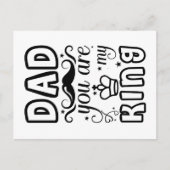 Vater Chess King Postkarte (Vorderseite)