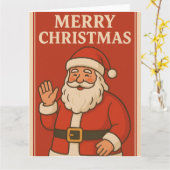 VATER CHRISMAS INVITATIONSKARTE KARTE (Gelbe Blume)