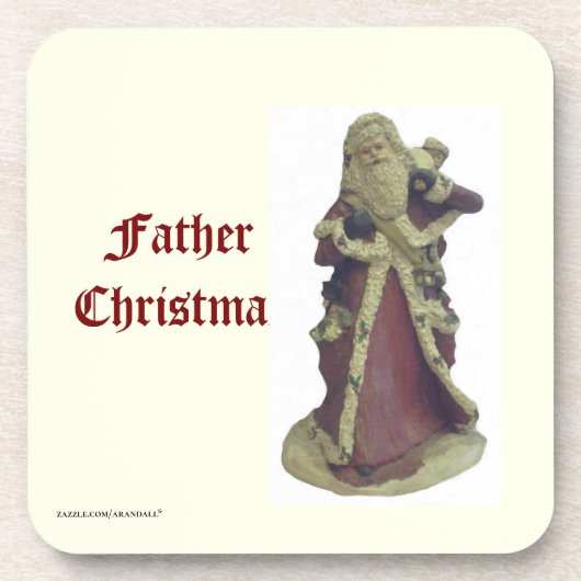 VATER CHRISTAS GETRÄNKEUNTERSETZER (Vorderseite)