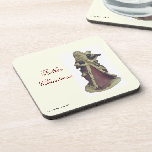 VATER CHRISTAS GETRÄNKEUNTERSETZER (Linke Seite)