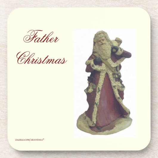 VATER CHRISTAS GETRÄNKEUNTERSETZER (Vorderseite)