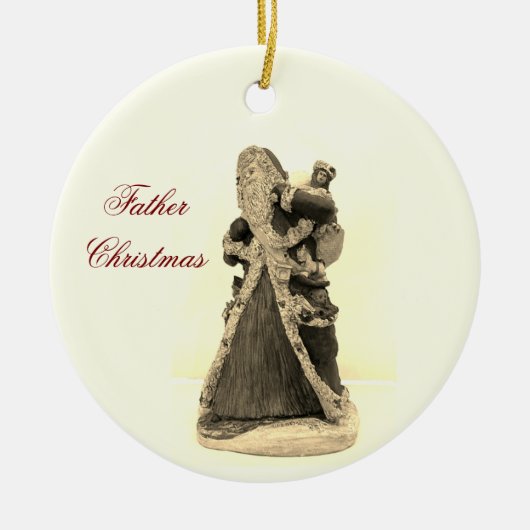 VATER CHRISTAS KERAMIK ORNAMENT (Vorne)