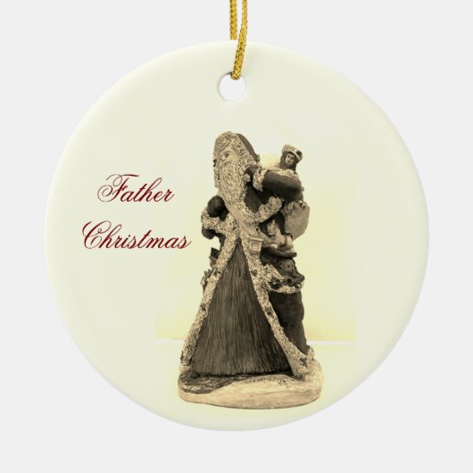 VATER CHRISTAS KERAMIK ORNAMENT (Vorne)