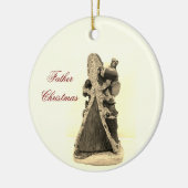 VATER CHRISTAS KERAMIK ORNAMENT (Links)