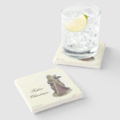 VATER CHRISTAS STEINUNTERSETZER (Seitenansicht)