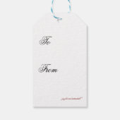 VATER CHRISTAS STICKER GESCHENKANHÄNGER (Rückseite)