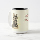 VATER CHRISTAS ZWEIFARBIGE TASSE (Vorderseite Links)