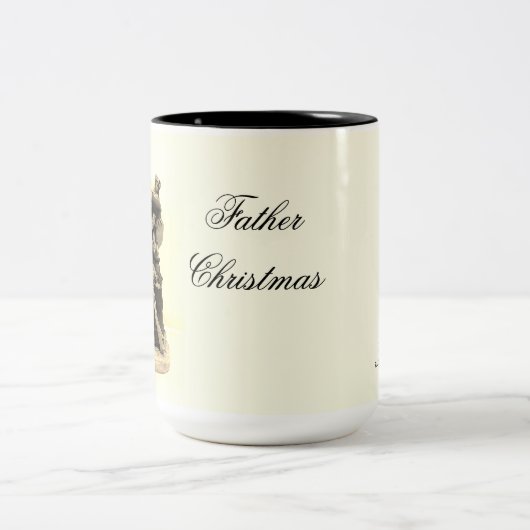VATER CHRISTAS ZWEIFARBIGE TASSE (Mittel)
