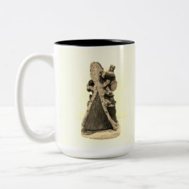 VATER CHRISTAS ZWEIFARBIGE TASSE