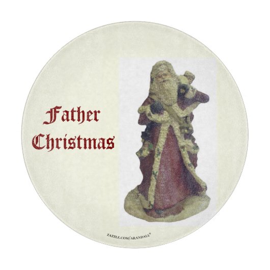 VATER CHRISTMAS Cutting Board Schneidebrett (Vorderseite)