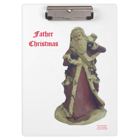 "VATER CHRISTMAS" KLEMMBRETT (Vorderseite)