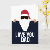 VATER CHRISTMAS LIEBE SIE KARTEN (Gelbe Blume)