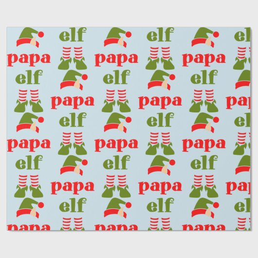 VATER CHRISTMAS WRAPPPAPIER "PAPA ELF" GESCHENKPAPIER (Flach)