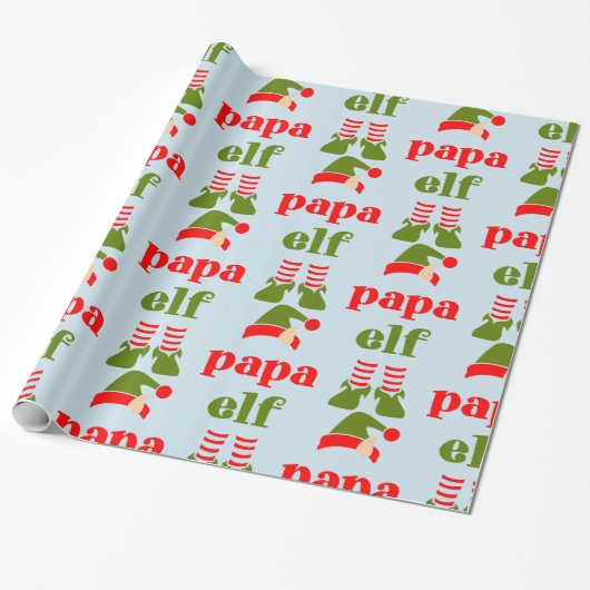 VATER CHRISTMAS WRAPPPAPIER "PAPA ELF" GESCHENKPAPIER (Ungerollt)