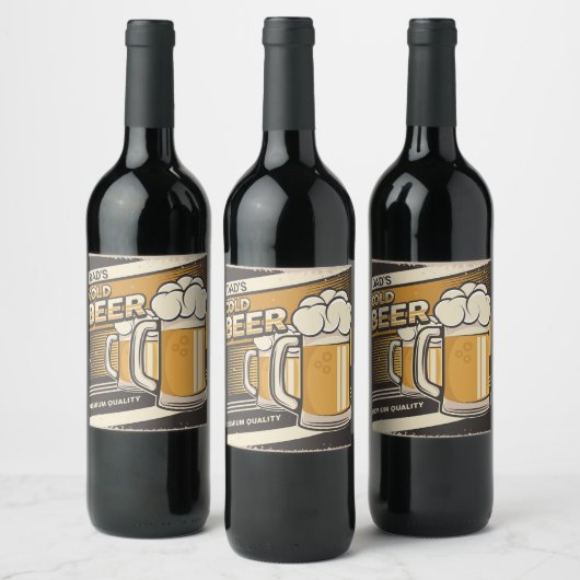 VATER Classic Cold Beer Weinetikett (Flaschen)