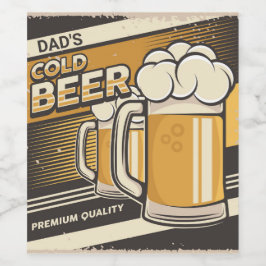 VATER Classic Cold Beer Weinetikett