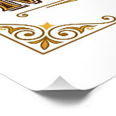 Vater Co-Manager von Unfug Lustiger Vater Design_1 Poster (Ecke)
