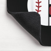 Vater Coach Ever Baseball Fathers Day Baseball Vat Mousepad (Ecke)