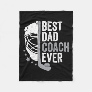 Vater Coach Jeden Vatertag Hockey Fleecedecke