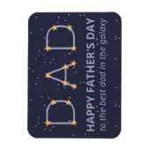 Vater Constellation Happy Vatertag Magnet (Vertikal)