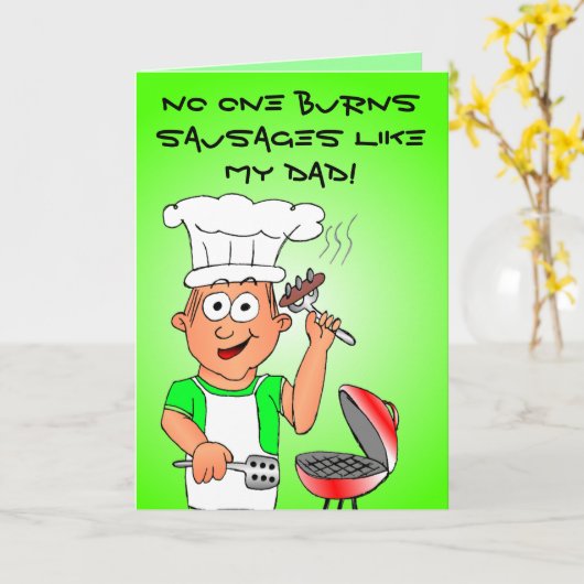 Vater Cook Karte (Gelbe Blume)