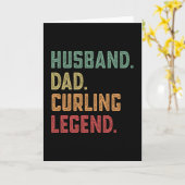 Vater Curling Legend Karte (Gelbe Blume)