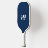 Vater Custom Established Datumsplatz Blau Moderne Pickleball Schläger (Links)