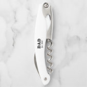 Vater Custom Establishment date personalisiert mod Kellnermesser (Rückseite)