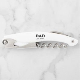 Vater Custom Establishment date personalisiert mod Kellnermesser