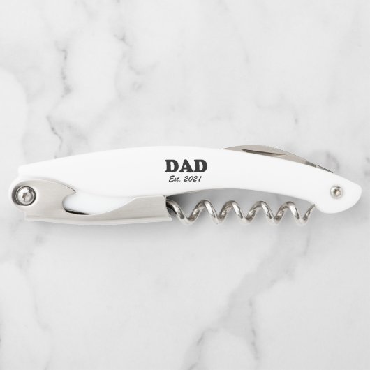 Vater Custom Establishment date personalisiert mod Kellnermesser (Vorderseite)