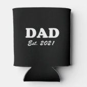 Vater Custom Establishment date schwarz & weiß mod Dosenkühler (Rückseite)