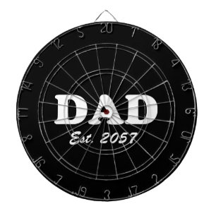 Vater Custom Establishment Datum moderne lustige s Dartscheibe