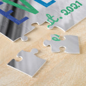 Vater Custom Foto Bester Vater je mit Jahr Vater's Puzzle (Seite)