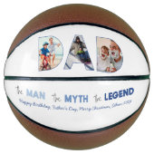 VATER Cutout 3 Foto Collage Man Mythos Legende Basketball (Vorderseite)