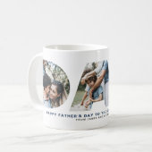 VATER Cutout Foto Collage Happy Vatertag Tasse (Vorderseite Links)