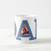 Vater D A D Foto des blauen Vaters Kaffeetasse (Mittel)