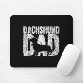 Vater Dackel Vater Vatertag Vintages Geschenk Mousepad (Mit Mouse)