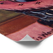 Vater(Daddy) Katze, Louis Wain Poster (Ecke)