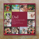 Vater Daddy Pater Definition 12 Foto Burgund Künstlicher Leinwanddruck<br><div class="desc">Personalisieren Sie mit 12 Lieblings-Fotos und personalisierten Texten für Ihren besonderen Vater, Papa oder Vater, um ein einzigartiges Geschenk für den Vater, Geburtstage, Weihnachten oder jeden Tag, den Sie gewollt, um zu zeigen, wie viel er für Sie bedeutet. Eine perfekte Art, ihm zu zeigen, wie phantastisch er jeden Tag ist....</div>