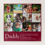 Vater Daddy Pater Definition 12 Foto Burgund Puzzle<br><div class="desc">Personalisieren Sie mit Ihren 12 Lieblings-Fotos und personalisierten Text für Ihren besonderen Vater, Papa oder Vater, um ein einzigartiges Geschenk für Vatertag, Geburtstag, Weihnachten oder jeden Tag, den Sie gewollt, um zu zeigen, wie viel er für Sie bedeutet. Eine perfekte Art, ihm zu zeigen, wie phantastisch er jeden Tag ist....</div>