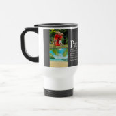 Vater Daddy Pater Definition 4 FotoCollage grau Reisebecher (Links)