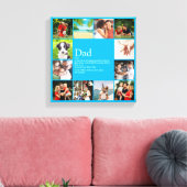 Vater Daddy Pater Papa Definition 12 Foto Sky Blue Leinwanddruck (Insitu (Wohnzimmer))