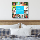 Vater Daddy Pater Papa Definition 12 Foto Sky Blue Leinwanddruck (Insitu (Schlafzimmer))